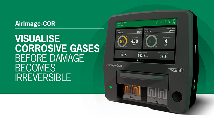 The AirImage-COR, visualise corrosive gases before damage becomes irreversible