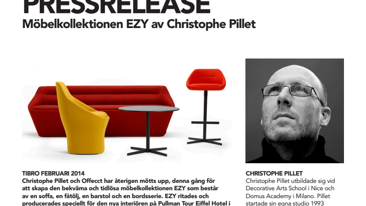 Möbelkollektionen EZY av Christophe Pillet