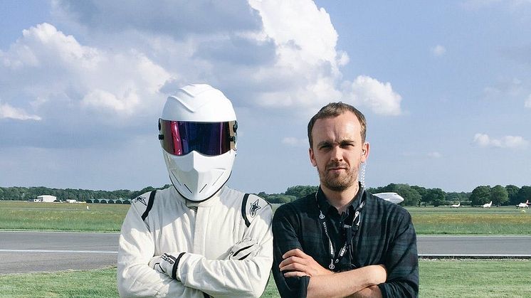 Tom Gent with The Stig 