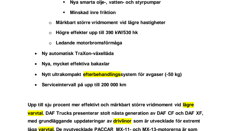 02. Nya DAF XF & CF