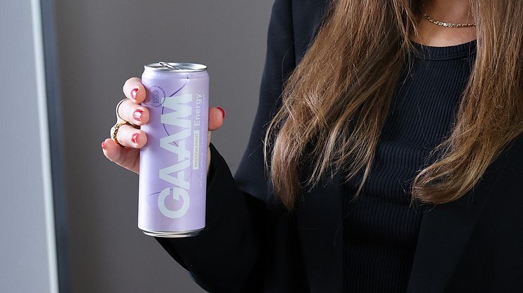 GAAM lanserar energidrycken GAAM Energy Passion Fruit