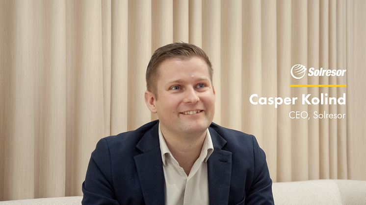 Ny VD: Casper Kolind leder Solresor mot framtiden