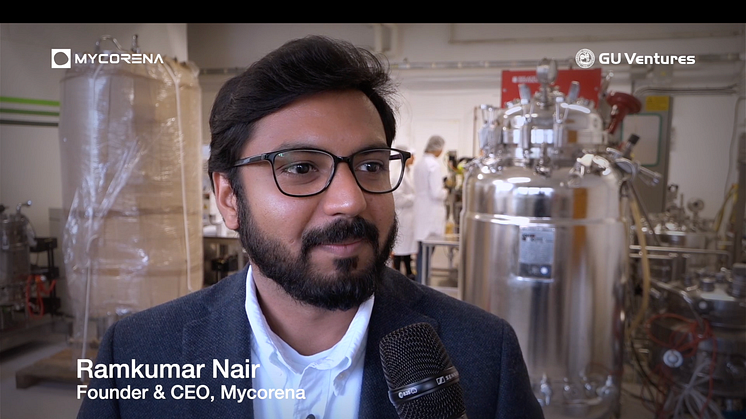 Entreprenören Ramkumar Nair från Mycorena berättar om inkubatorns betydelse