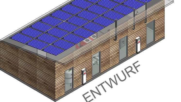 So könnte die Heizzentrale "Unterm Hessenberg" in Borchen aussehen.