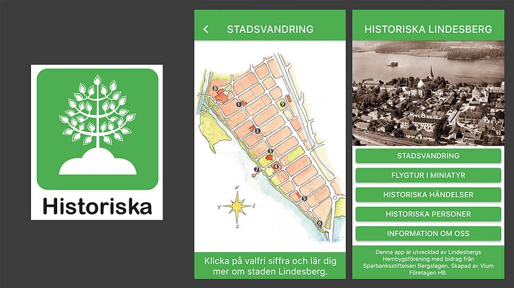 Ny app lyfter historiska Lindesberg