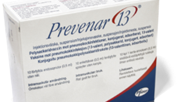 Pneumokockvaccin Prevenar 13 förpackning