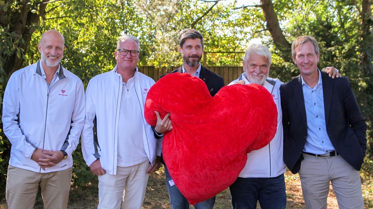 Niclas Waldenström, Björn Jadeland, Magnus Ydmark, Hasse Andersson och Johan Douglies.