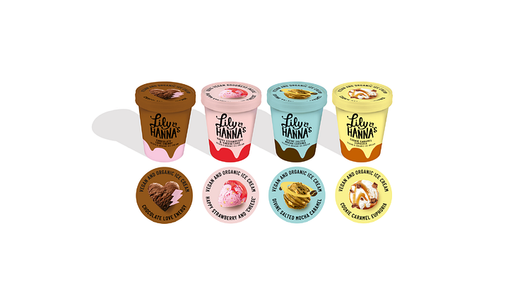 Kale United blir ny ägare till Lily & Hanna's och lanserar nya gräddiga glassar