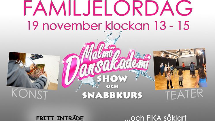 Familjelördag med Malmö Dansakademi