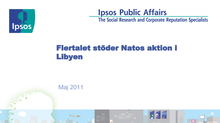 En klar majoritet av svenskarna stödjer Natos agerande i Libyen.