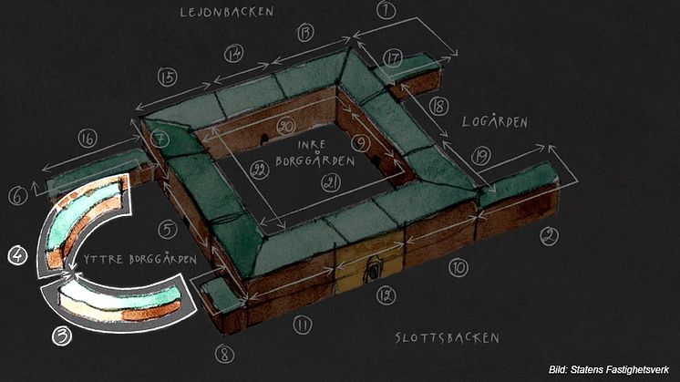 M3 Bygg AB får fortsatt förtroende att restaurera fasaderna på Stockholms Slott