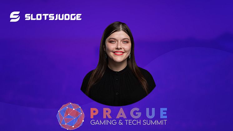 Slotsjudge's Editor-in-Chief, Aleksandra Andrishak, speaking at Prague Gaming & TECH Summit