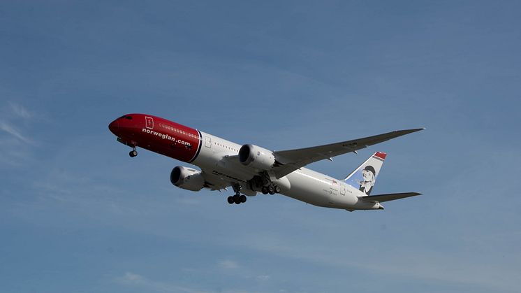 Norwegian’s subsidiary Norwegian Air International Receives Tentative Approval to fly to the United States 