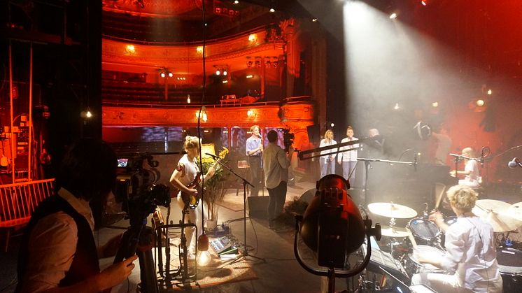 Isak Danielson, Södra Teatern - streamad konsert i april 2021. Foto: Birgitta Haller