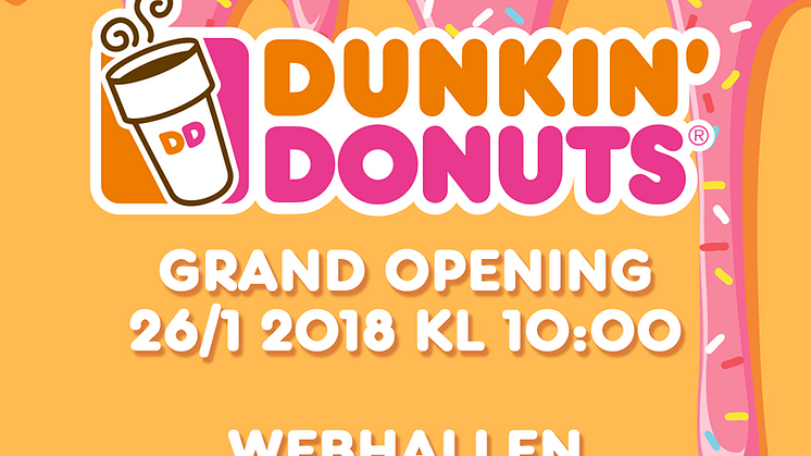 Grand Opening för Webhallens unika samarbete med Dunkin’ Donuts