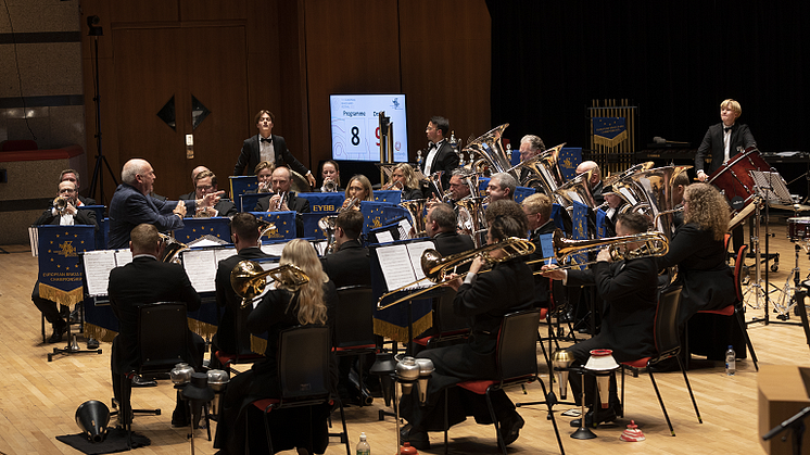 Allan Withington og Stavanger Brass Band ble til slutt nummer fem under EM brass i Birmingham