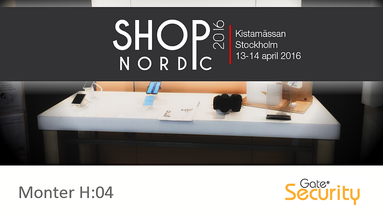 Gate Security på SHOP Nordic 2016, Kistamässan