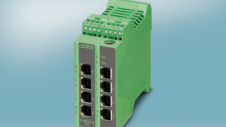 New version of the Lean Managed Switch for Profinet