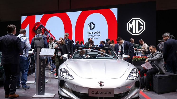 MG Cyberster på Genève Motor Show