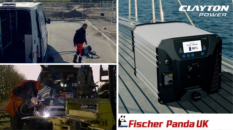 Fischer Panda UK announces strategic with Clayton Power to offer all-in-one power solutions for both the automotive and marine sectors.