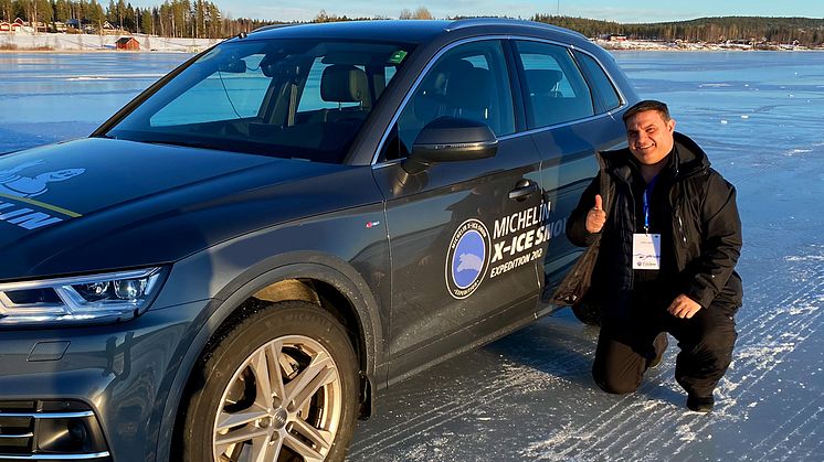 Vinterdäck test -Andie Lahdo testar nya vinterdäck