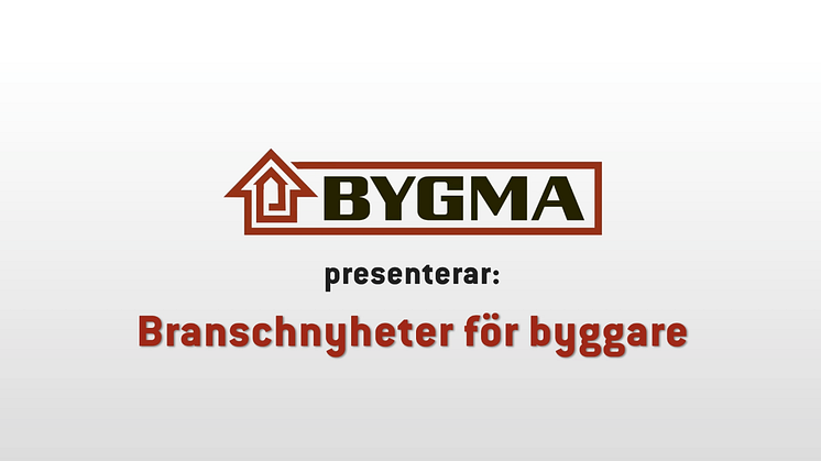 Bygma Branschnytt