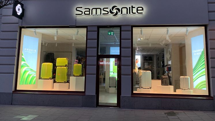 Samsonite öppnar ny Flagship store i centrala Stockholm