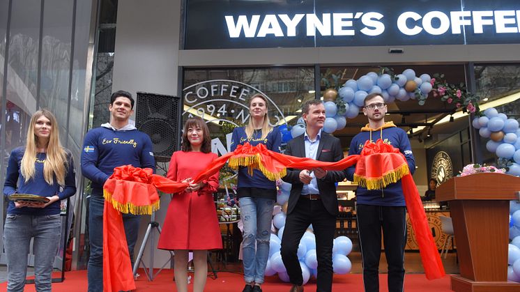 Wayne’s Coffee has opened its first café in China 