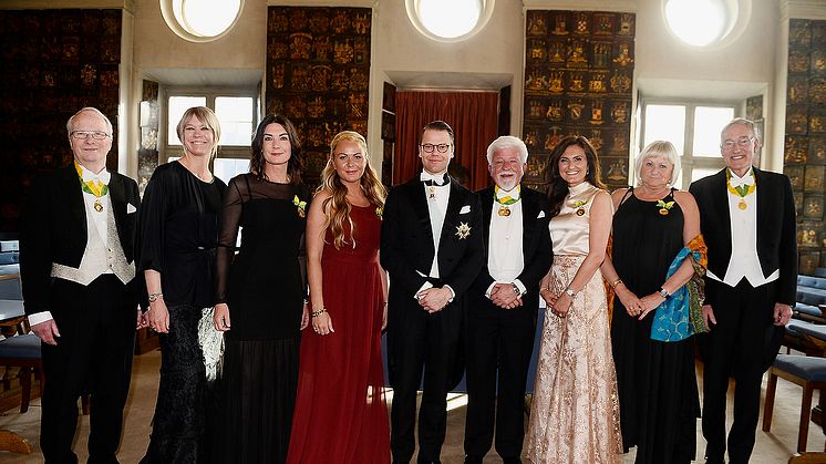 Näringslivsmedaljörer 2015 Kungliga patriotiska sällskapet