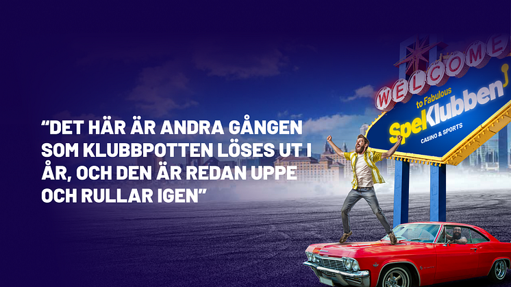 Klubbpotten vinns igen – 1,50 kronor blev till Las Vegas-resa