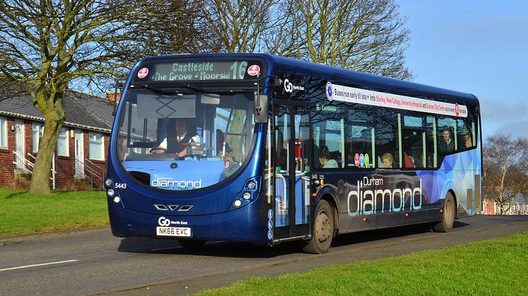 Brand new vehicles for the Durham Diamond route