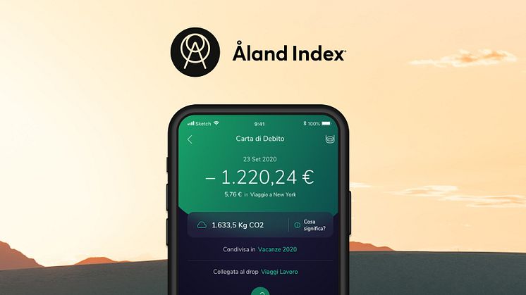 Flowe is the first Italian e-money institution to adopt the Åland index for CO2 emission calculations for payments and financial transactions 