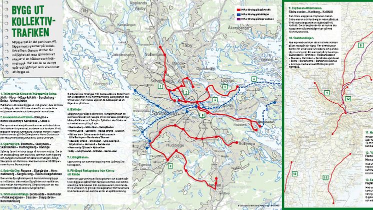 Grönt valprogram: För en hållbar Stockholmsregion