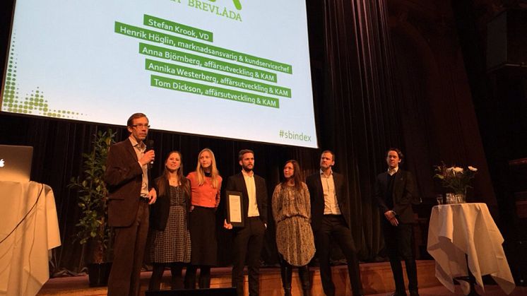Sustainable Brand Index 2015: Kivra får pris för hållbar affärsmodell