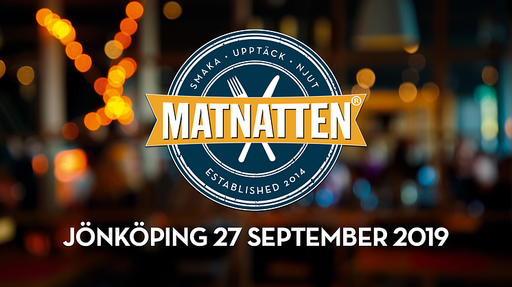 Populärt krogsafari satsar i Jönköping 27 september!
