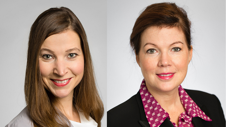 Från vänster: Ella Bohlin (KD), vårdutvecklingsregionråd och Anna Starbrink (L), hälso- och sjukvårdsregionråd