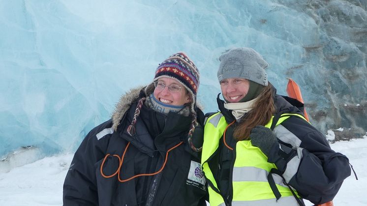 Eva Leu og Janne Søreide, Svalbard (Agardhbukta)