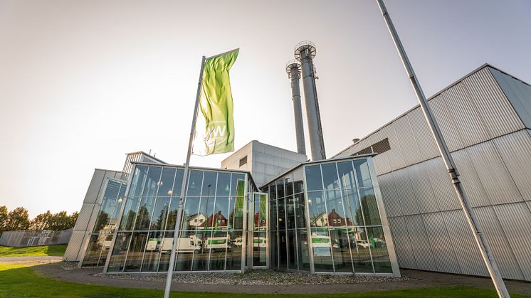 Hier kommt die Wärme her: Heizkraftwerk an der Ringstraße in Minden.