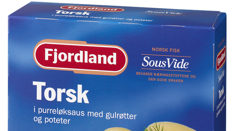 Fjordland Sous Vide torsk i purreløksaus