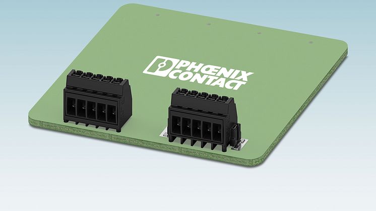 Compact SMD and THR PCB terminal blocks