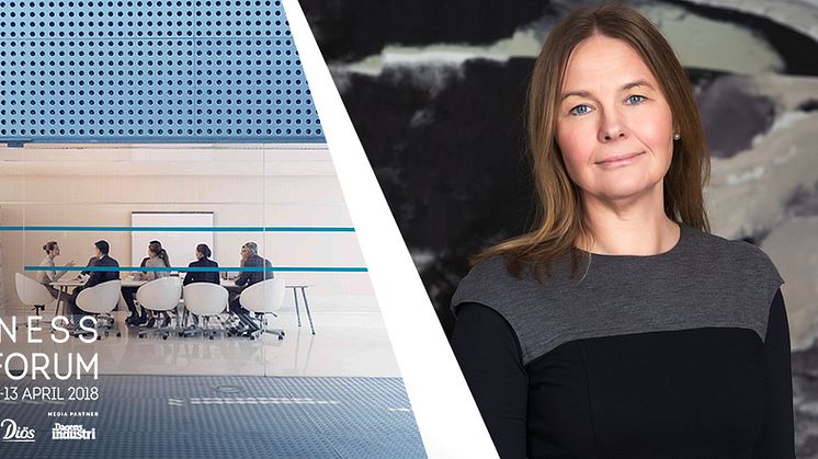 Nordeas Tina Sandvik är en av inspiratörerna under Deloittes kvinnliga nätverk i Åre
