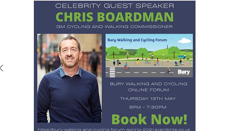 Chris Boardman special guest at cycling forum
