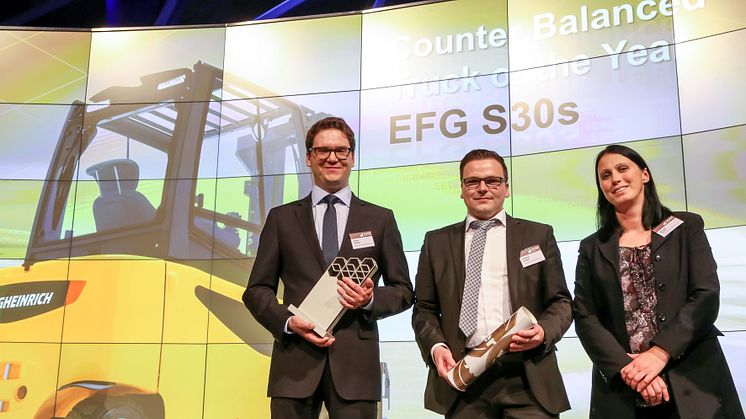 Jungheinrich vinner IFOY Award för bästa motviktstruck under 3,5 ton