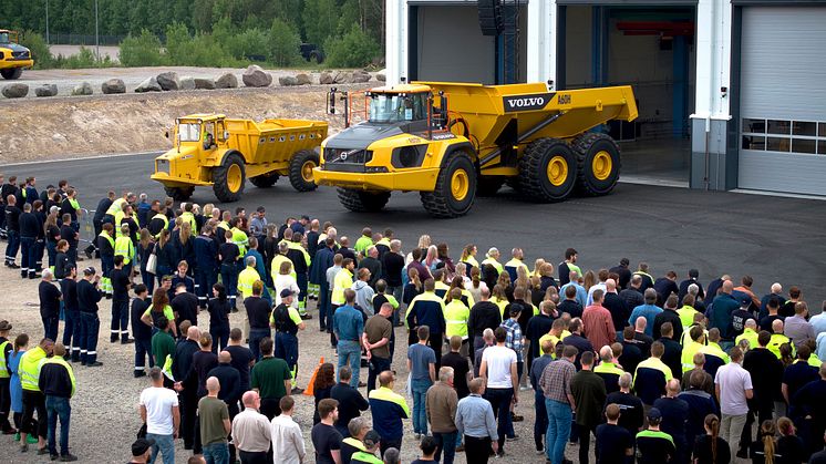 Invigningen på Volvo CE:s anläggning i Braås 2024