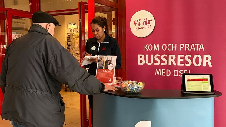 Fler försäljningsställen och Dalatrafik på turné