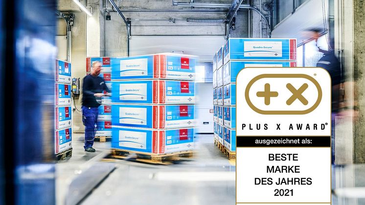 DOYMA wurde beim Plus X Award als "Beste Marke des Jahres 2021" ausgezeichnet