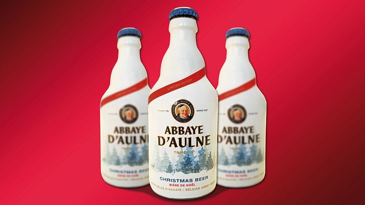 Abbaye d´Aulne Triple ale 9%– det belgiska julölet i den vita flaskan är tillbaka!