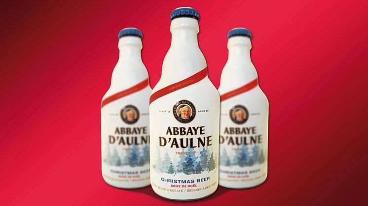 Abbaye d´Aulne Triple ale 9%– det belgiska julölet i den vita flaskan är tillbaka!