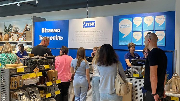 Відкриття найбільшого магазину JYSK на заході України