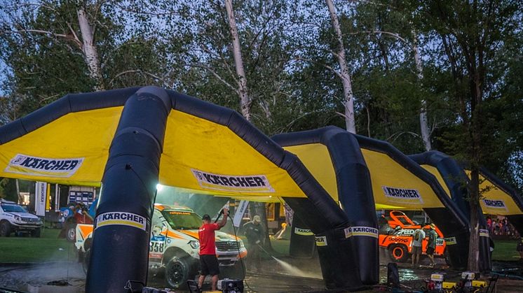 Kärchers tvättdepåer Rally Dakar 2016